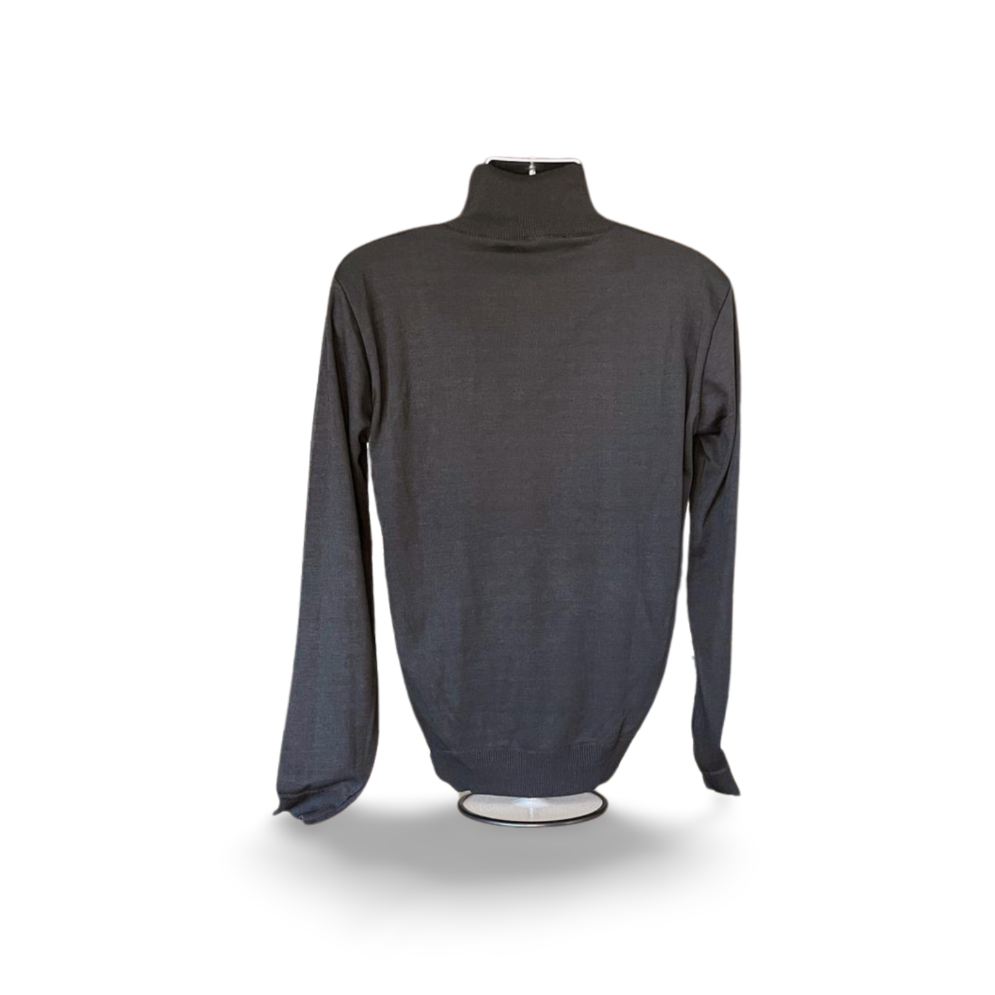 Solid Quarter Zip Pullover Sweater (M)